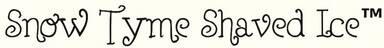Snow Tyme Shaved Ice